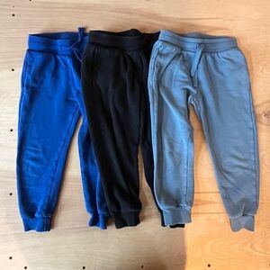 H&M Kids Sweatpants Trio - Blue, Black, and Light Blue